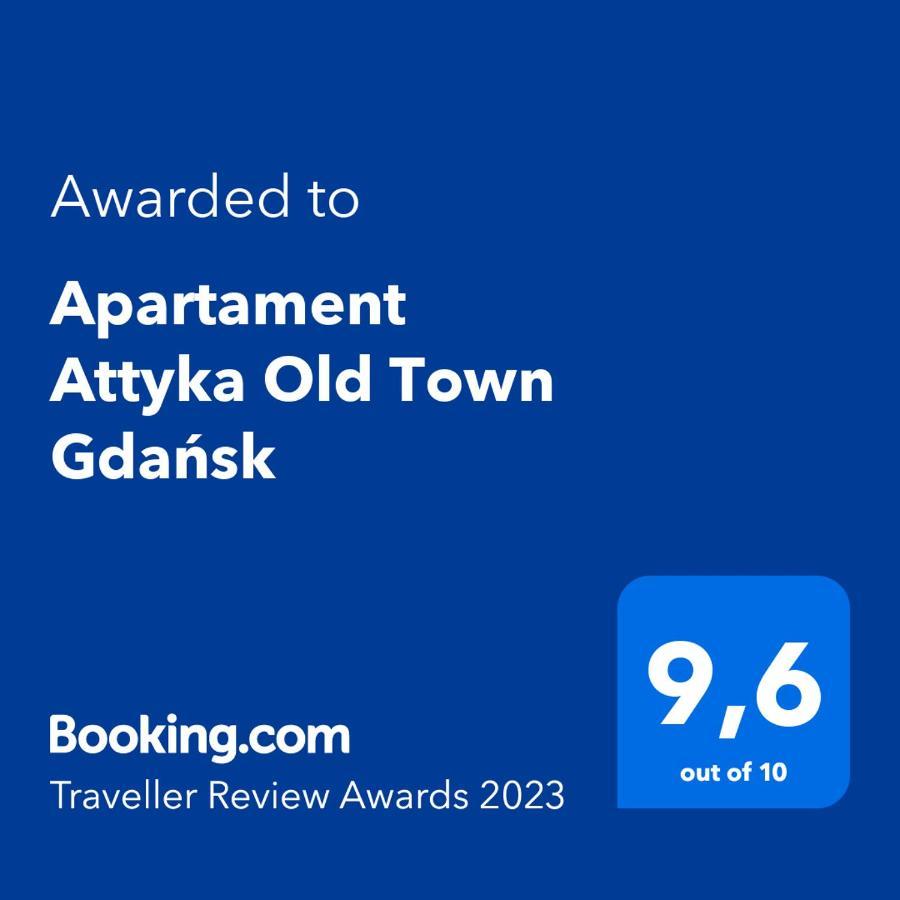 Apartmán Apartament Attyka Old Town Gdaňsk Exteriér fotografie